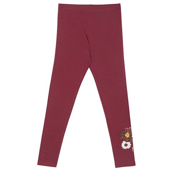 Desigual bordó flitteres lányka legging 13-14 éves korosztályra