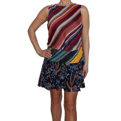 Desigual színes ujjatlan női ruha Vest Naticos