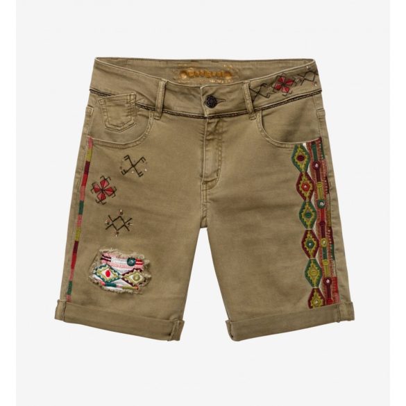 Desigual rövidnadrág khaki farmer Pant Essauira(34)