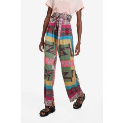 Desigual nadrág lenge színes Pant Nicole(38)