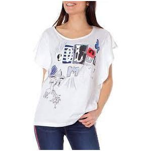 Desigual fehér póló Ts Graziana (L)