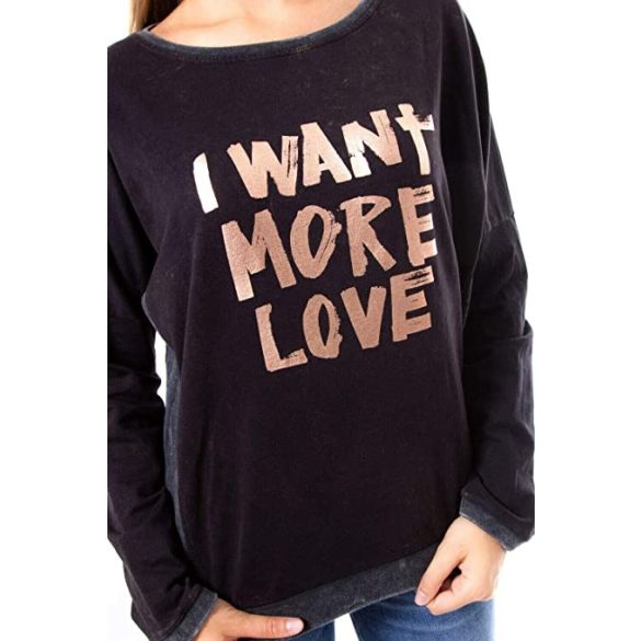 Desigual pulóver Sweat want more desiugal(S,XL)
