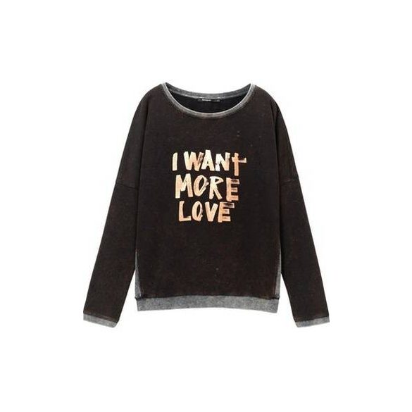 Desigual pulóver Sweat want more desiugal(S,XL)