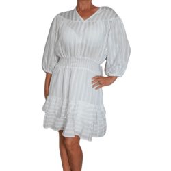 Orsay fehér viszkóz ruha (40,42)