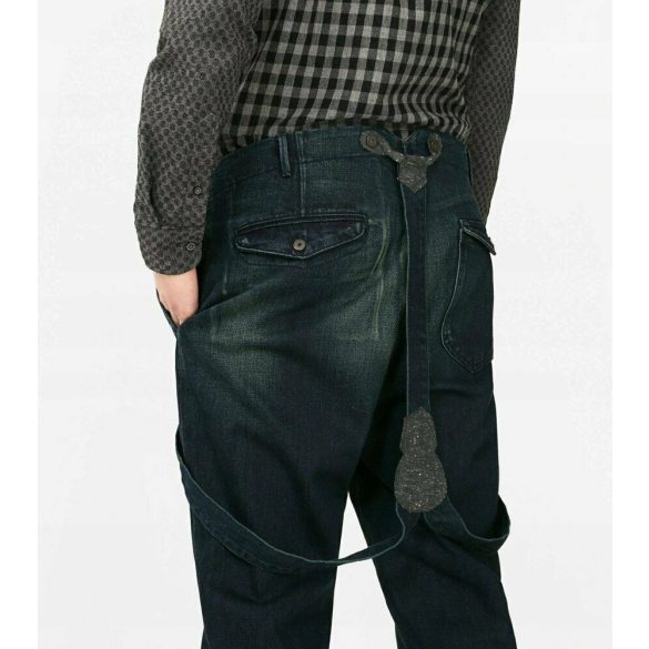 Desigual férfi kantáros farmernadrág Denim César